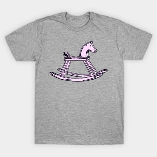 Pink Rocking Horse T-Shirt